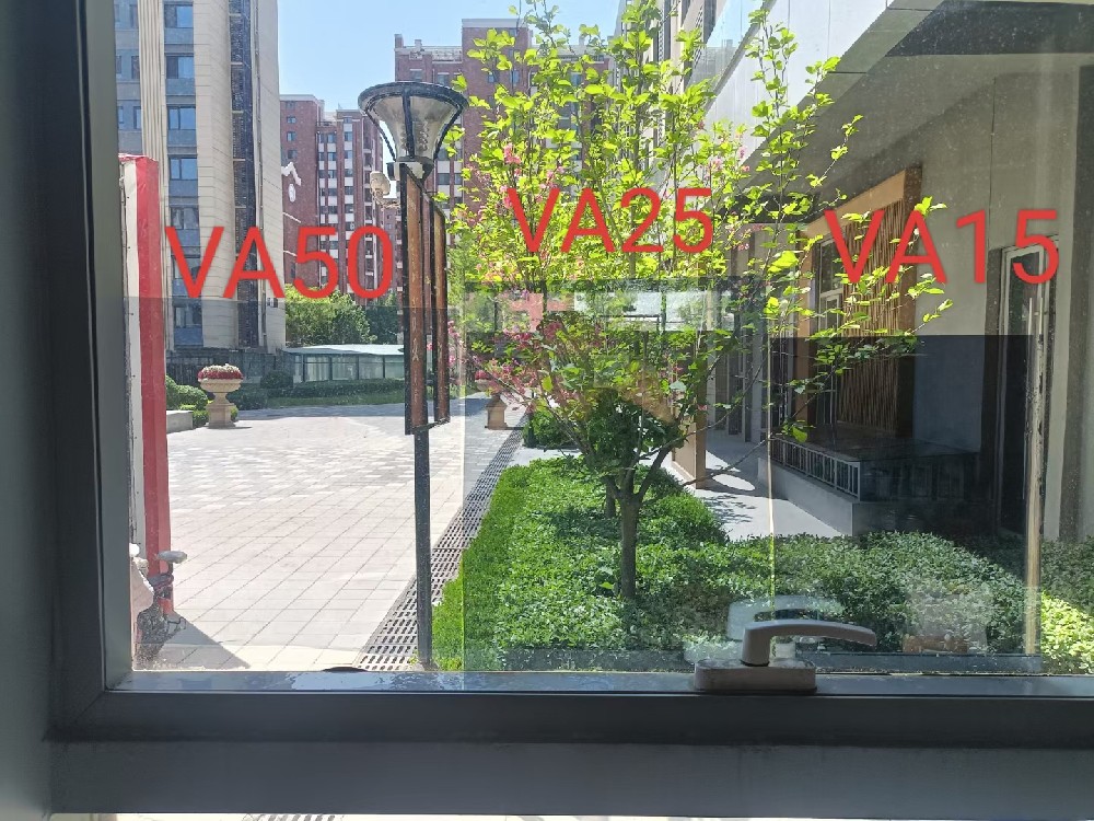 KDX康得新VA15、VA25、VA50隔熱膜效果對(duì)比